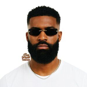 Beez Unisex ColorPop Rimless Sunglasses Vibrant Tinted Lenses Streetwear Chic